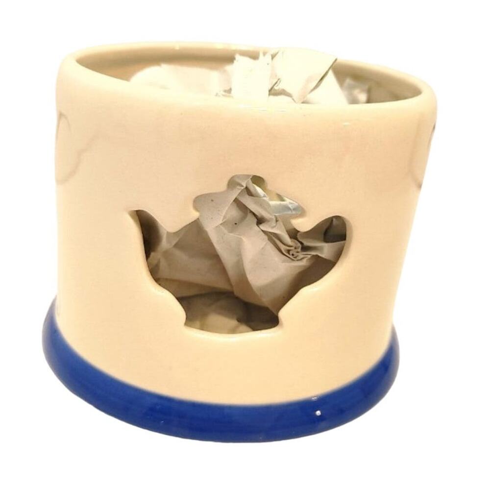 Mrs. Potts teapot cutout candle holder